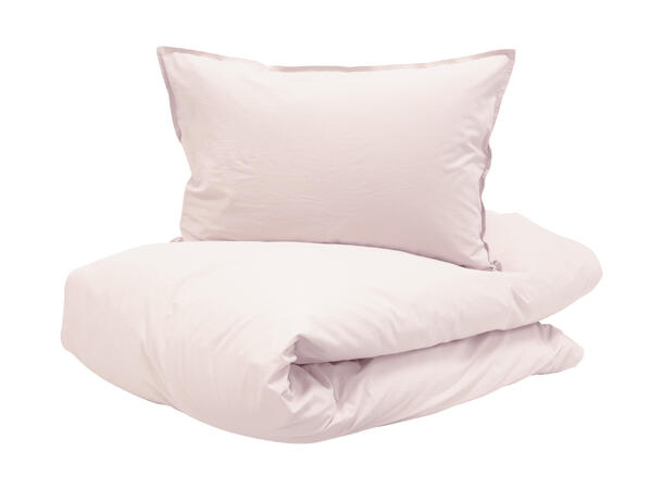 Borås Cotton Breeze bäddset 100% ekologi 150x210/50x60 Dusty pink
