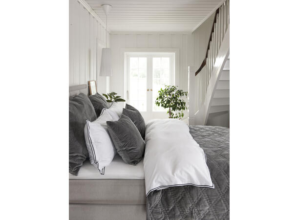 Borås Cotton Sky bäddset 150x210/50x60 Grå