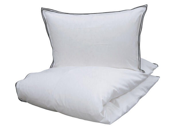 Borås Cotton Sky bäddset 150x210/50x60 Grå