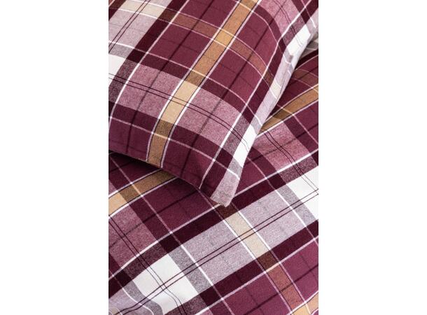 Borås Cotton Antonio bäddset 150x210/50x60 Aubergine