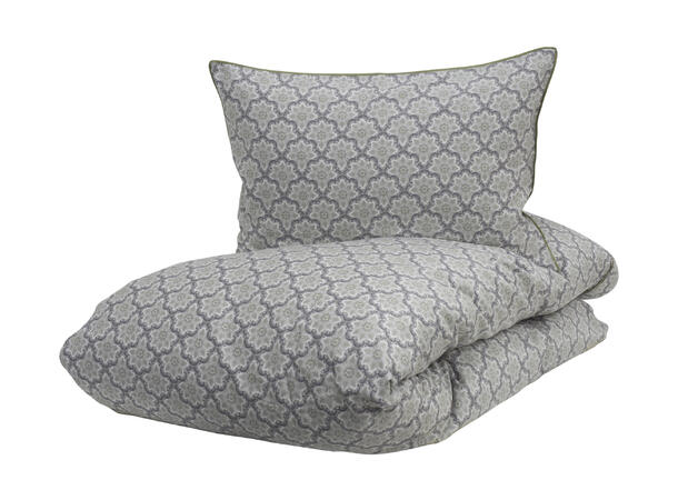 Borås Cotton Sorrento bäddset 230x220/2*50x60 Grønn / Dusty green