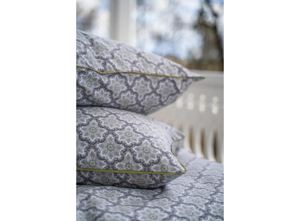 Borås Cotton Sorrento bäddset 230x220/2*50x60 Grønn / Dusty green