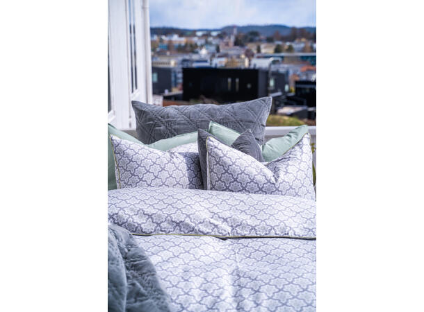 Borås Cotton Sorrento bäddset 230x220/2*50x60 Grønn / Dusty green