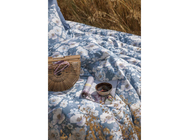 Borås Cotton Adria bäddset 150x210/50x60 Blå