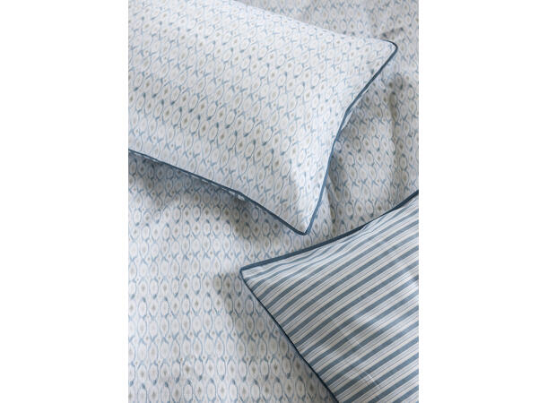 Borås Cotton Arosa bäddset 150x210/50x60 Blå