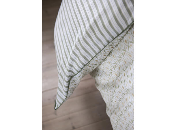Borås Cotton Arosa bäddset 150x210/50x60 Grön