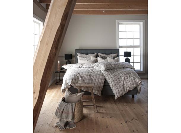 Borås Cotton Trouville sängöverkast 130x180 Greige