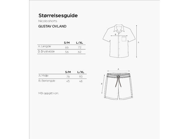 Gustav Ovland Nicola pyjamas m/shorts S/M Rökt ek