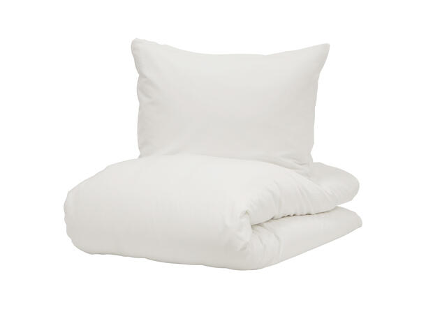 Borås Cotton Cloud bäddset 150x210/50x60 Optical white