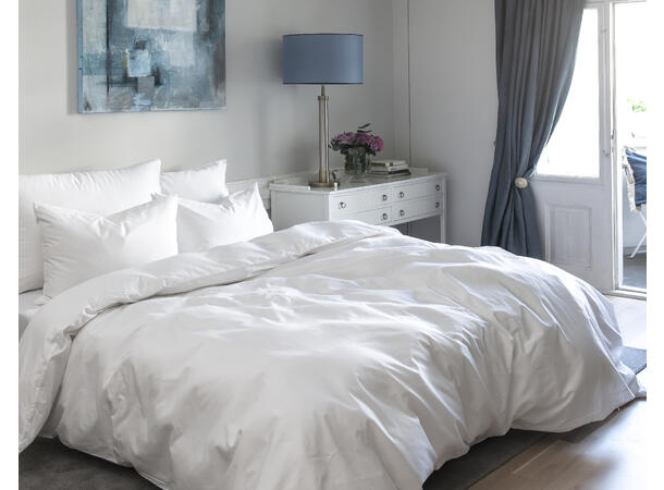 Borås Cotton Cloud bäddset 150x210/50x60 Optical white