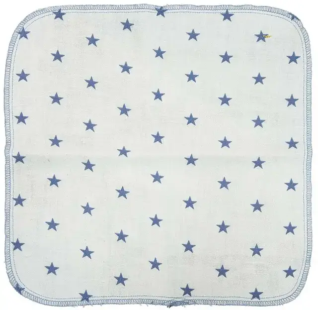 Mie Muslin gasklut. 100% organic cottton 30x30 Blå 