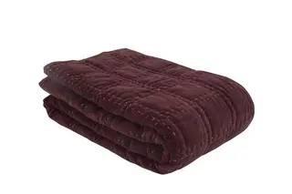 Bor&#229;s Cotton Bordeaux s&#228;ng&#246;verkast 140x240 Stone
