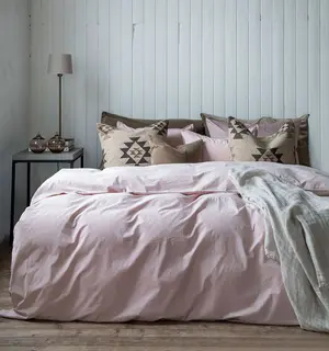 Bor&#229;s Cotton Breeze b&#228;ddset 100% ekologi 150x210/50x60 Dusty pink