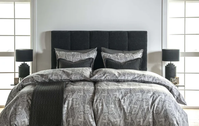Borås Cotton Milazzo bäddset 230x220/2*50x60 Grå 