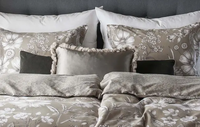 Borås Cotton Siena bäddset 230x220/2*50x60 Beige 