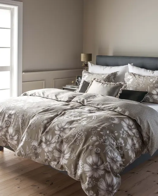Borås Cotton Siena bäddset 230x220/2*50x60 Beige 