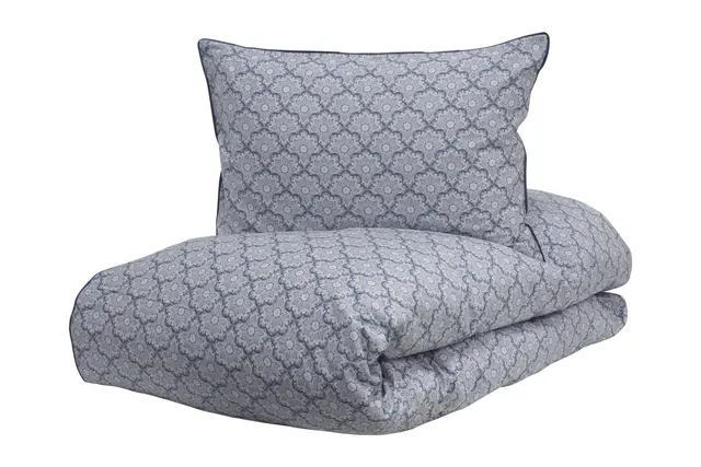 Borås Cotton Sorrento bäddset 230x220/2*50x60 Blå / Blue 