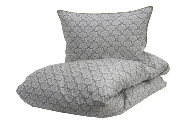 Borås Cotton Sorrento bäddset 230x220/2*50x60 Grønn / Dusty green 