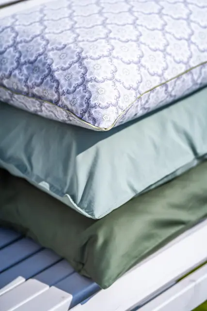 Borås Cotton Sorrento bäddset 230x220/2*50x60 Grønn / Dusty green 