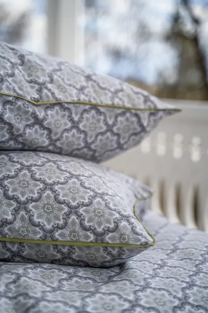 Borås Cotton Sorrento bäddset 230x220/2*50x60 Grønn / Dusty green 