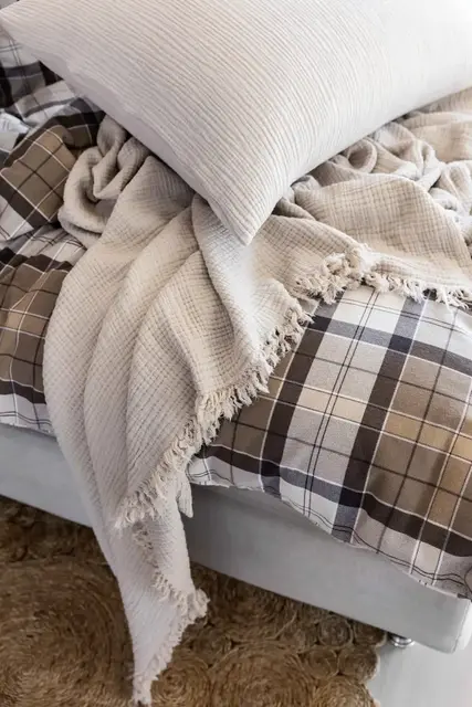 Borås Cotton Torino kuddfodral 60x80 Beige 