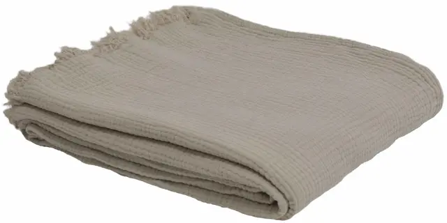 Borås Cotton Torino sängöverkast 160x260 Beige 