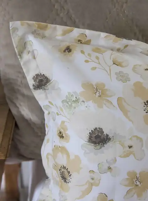 Borås Cotton Adria örngott 50x60 Ljus gul 