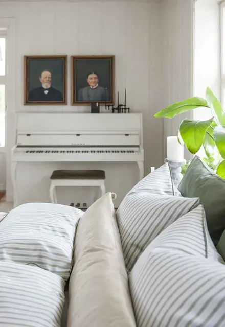 Borås Cotton Arosa bäddset 150x210/50x60 Grön 