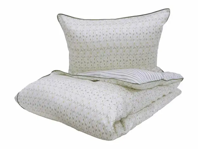 Borås Cotton Arosa bäddset 150x210/50x60 Grön 