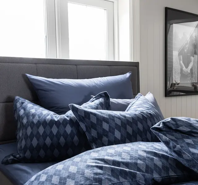 Borås Cotton Cloud örngott 70x100 Deep blue 