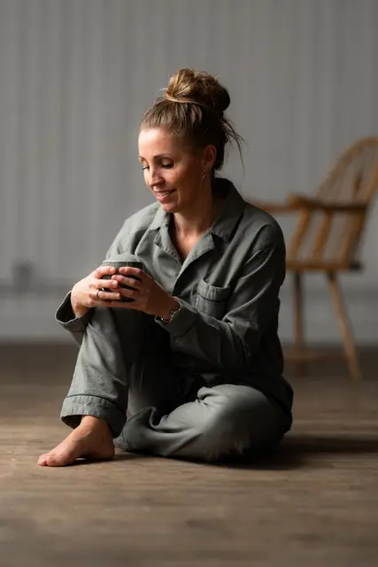 Borås Cotton Oliver pyjamas L/XL Grön 