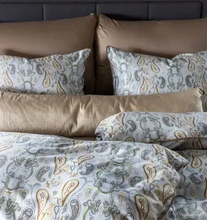 Bor&#229;s Cotton Fabiola b&#228;ddset 230x220/2*50x60 Bl&#229;
