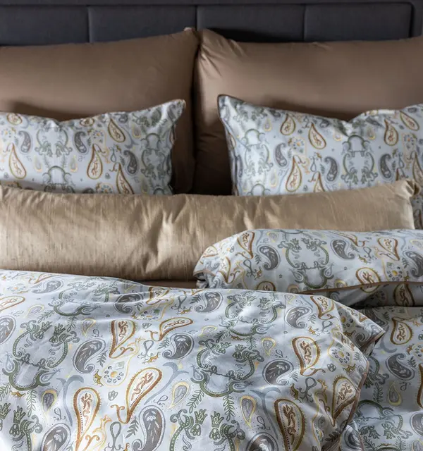 Borås Cotton Fabiola bäddset 230x220/2*50x60 Blå 