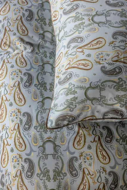 Borås Cotton Fabiola bäddset 230x220/2*50x60 Blå 