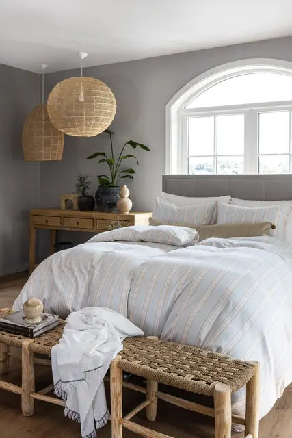 Borås Cotton Canasta pläd 130x240 White 