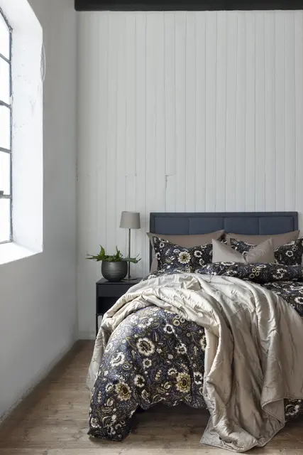 Borås Cotton Livia bäddset 150x210/50x60 Grå 