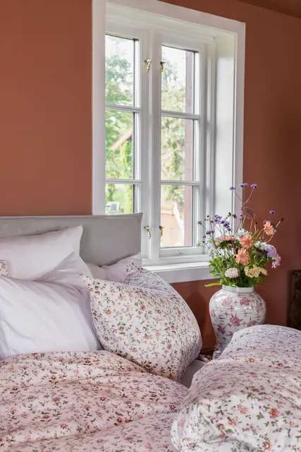 Borås Cotton Veneda bäddset 150x210/50x60 Rosa 
