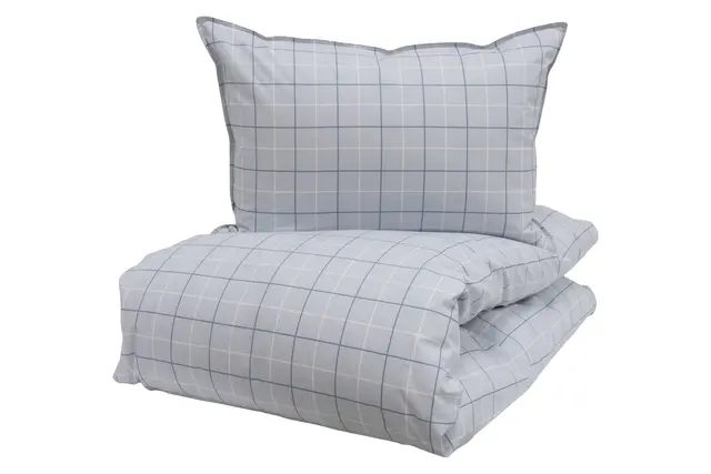 Borås Cotton Lumi bäddset 230x220/2*50x60 Blå 