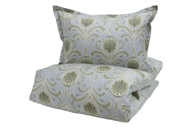 Borås Cotton Moulins bäddset 230x220/2*50x60 Blå 