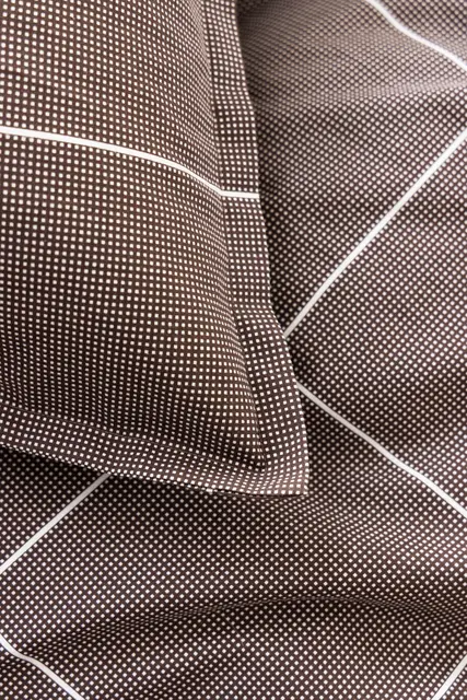 Borås Cotton Billie bäddset 150x210/50x60 Brun 