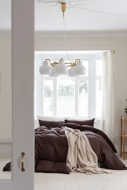 Borås Cotton Torino sängöverkast 160x260 Beige 