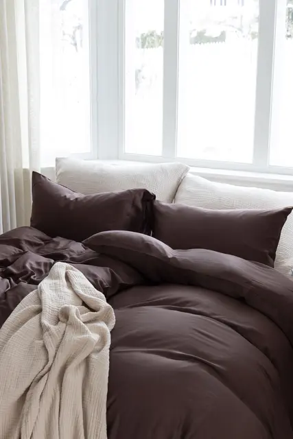 Borås Cotton Bliss örngott 50x60 Brun 