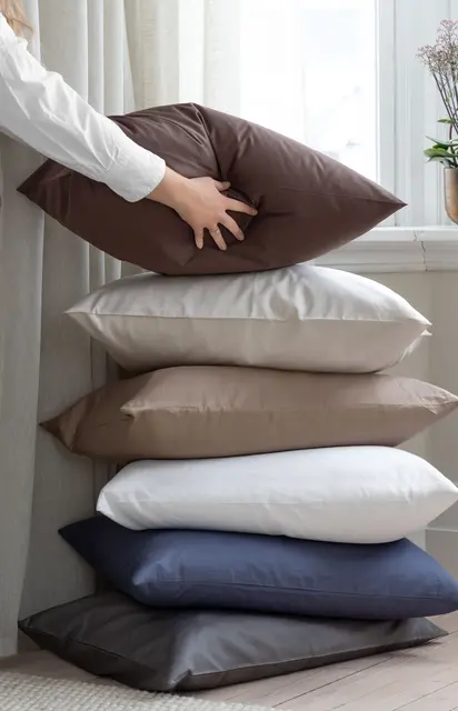 Borås Cotton Cloud örngott 50x60 Ljus beige 