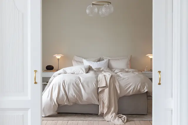 Borås Cotton Torino sängöverkast 160x260 Beige 