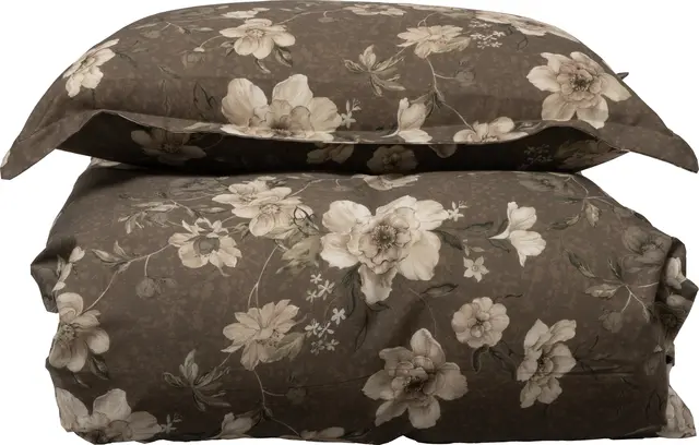 Borås Cotton Oline bäddset 150x210/50x60 Brun 