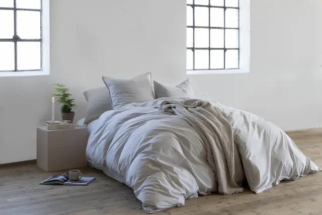 Borås Cotton Cille bäddset 230x220/2*50x60 Beige 