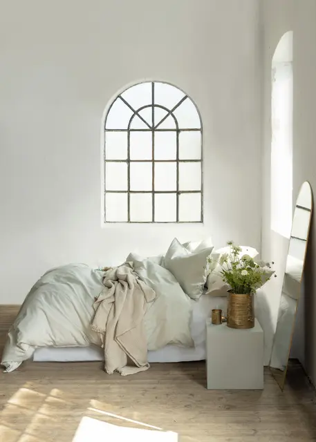 Borås Cotton Cille bäddset 150x210/50x60 Grön 