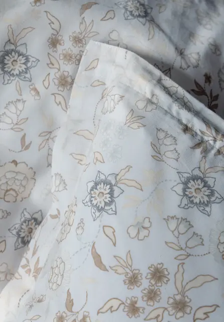 Borås Cotton Liva bäddset 150x210/50x60 Blå 