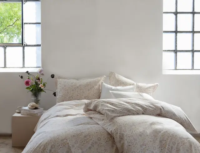 Borås Cotton Lumi bäddset 230x220/2*50x60 Taupe 