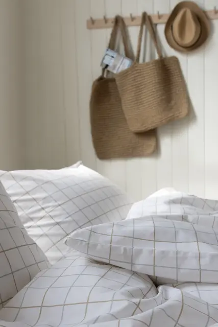 Borås Cotton Lumi bäddset 230x220/2*50x60 Taupe 